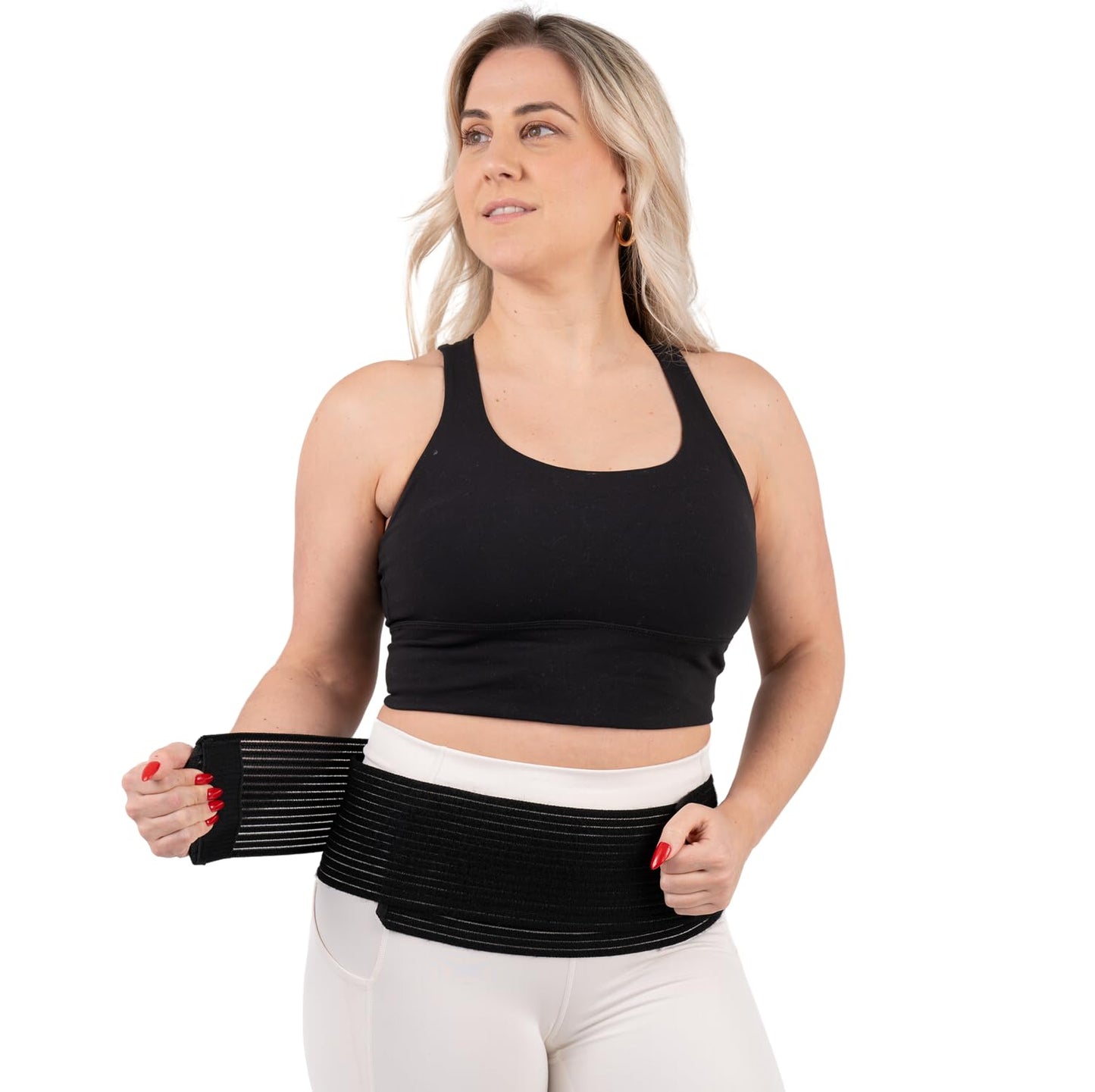 3-in-1 Postpartum Support Belt Gentle Compression for Hips, Back & Pelvis – Designed by a Mom Who’s Been There