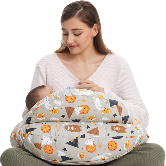 「Xixi’s Mom Pick」The Snuggle Nest Nursing Pillow Your Hands-Free Bestie for Feeding, Bonding & Beyond