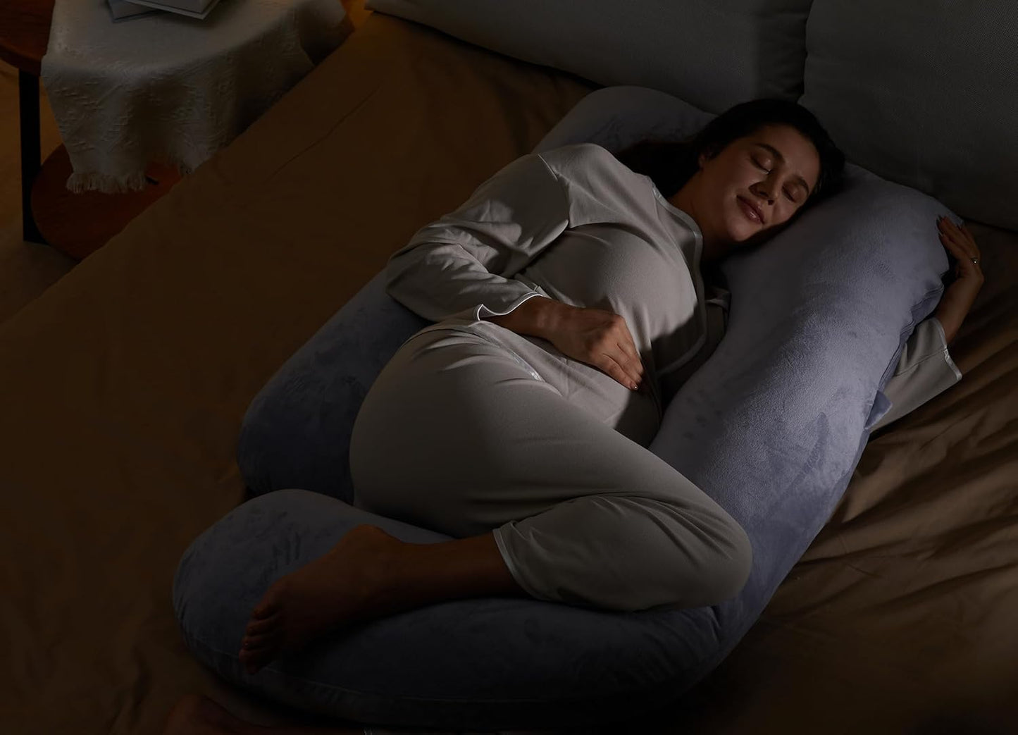 「Xixi’s Mom Approved」Hug Me Maternity Pillow: From Pregnancy to Postpartum, A Gentle Embrace for Your Tired Body