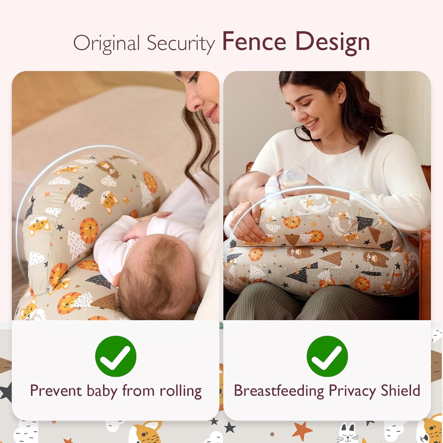 「Xixi’s Mom Pick」The Snuggle Nest Nursing Pillow Your Hands-Free Bestie for Feeding, Bonding & Beyond