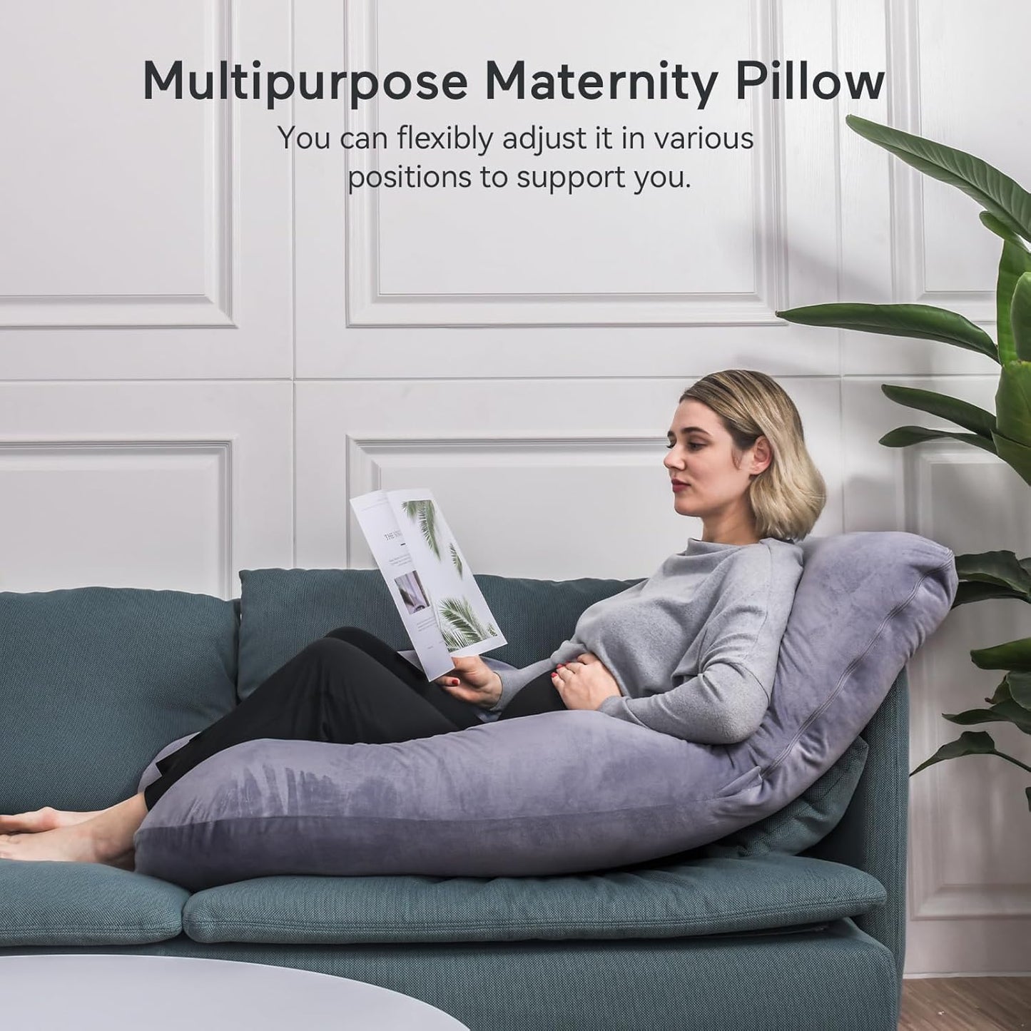 「Xixi’s Mom Approved」Hug Me Maternity Pillow: From Pregnancy to Postpartum, A Gentle Embrace for Your Tired Body