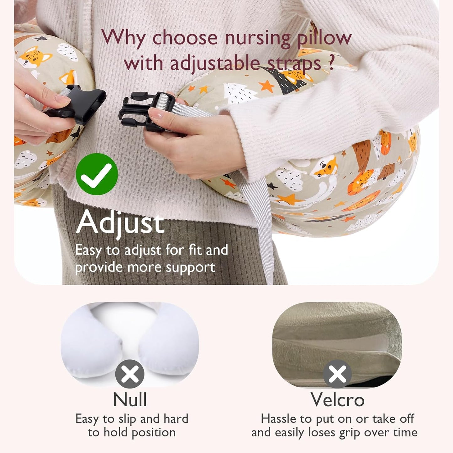 「Xixi’s Mom Pick」The Snuggle Nest Nursing Pillow Your Hands-Free Bestie for Feeding, Bonding & Beyond