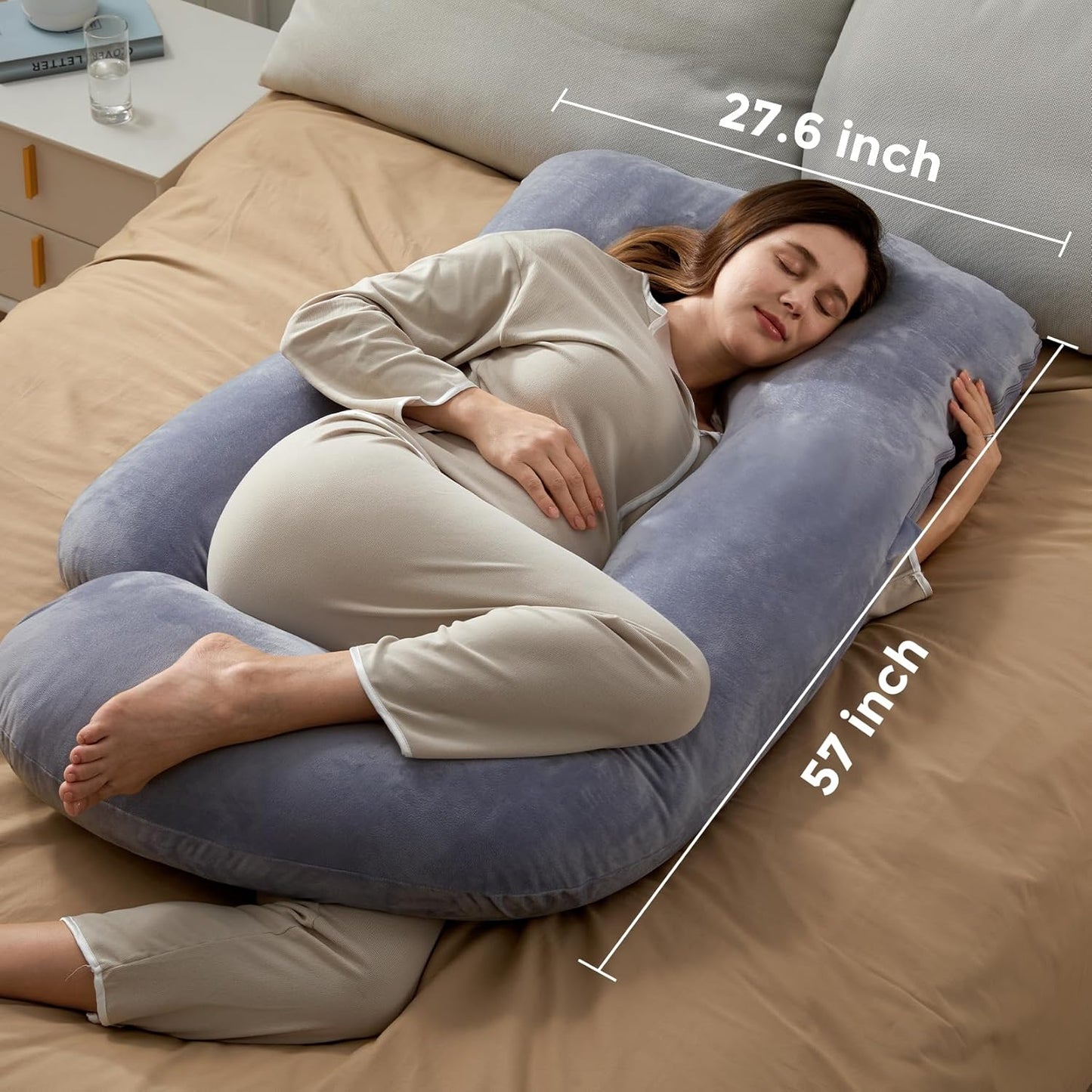 「Xixi’s Mom Approved」Hug Me Maternity Pillow: From Pregnancy to Postpartum, A Gentle Embrace for Your Tired Body